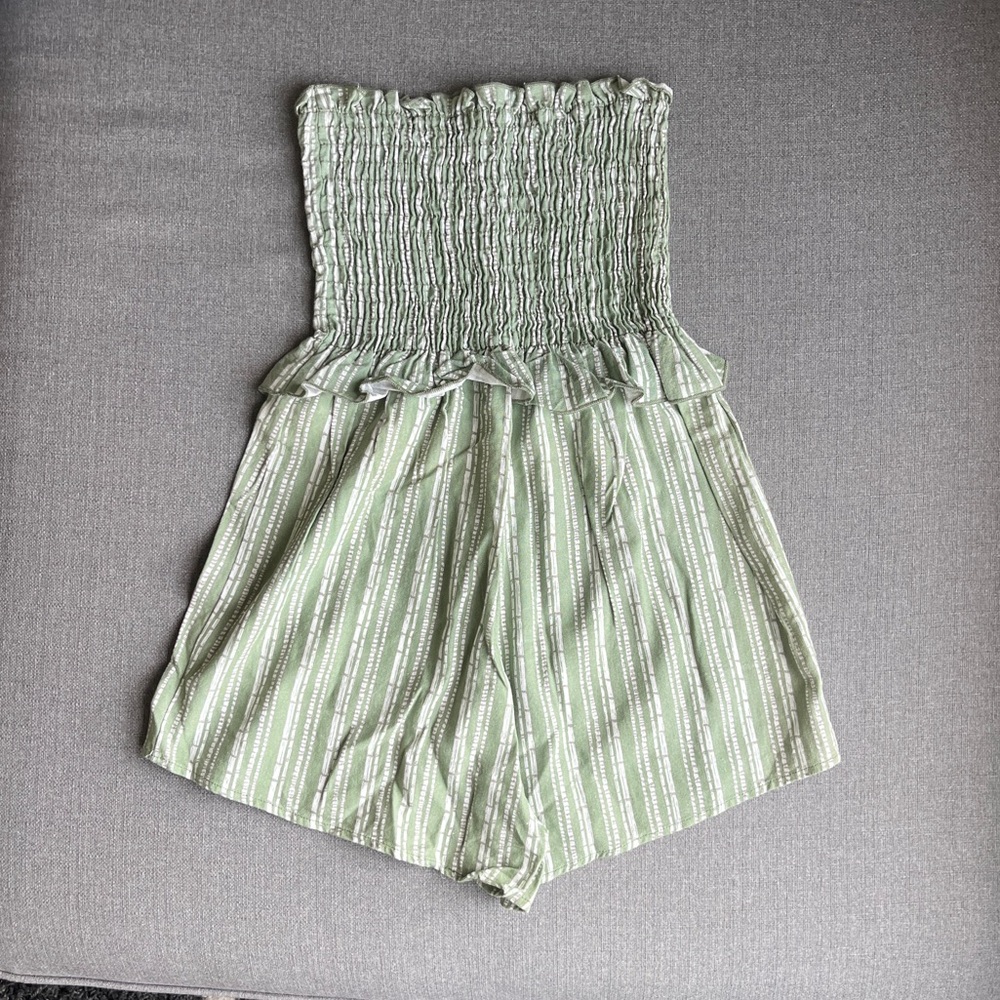 Strapless Romper